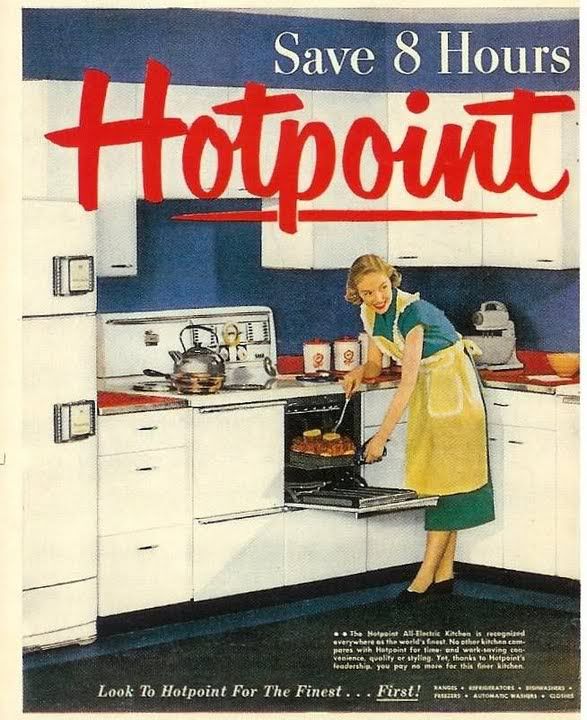 Image 1950s GE Hot Point Advertisement Image 1950s GE Hot Point Advertisement