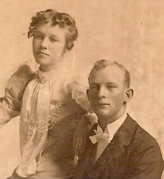 Wedding Edna Snow & James Howard Harriman May 1898