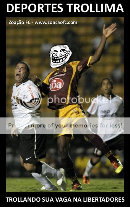zoação corinthians eliminado fora libertadores 2011 tolima